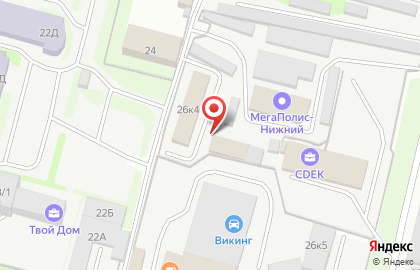 Торговая компания Экопак в Нижнем Новгороде на карте