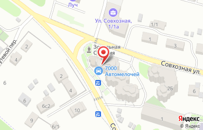 Деревенский дворик на карте