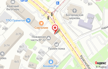 Пожарно-спасательная часть №22 на карте