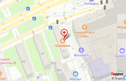 Кафе быстрого питания в Москве на карте