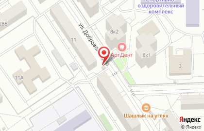 Магазин Фруктовый Сад на улице Добровольского на карте