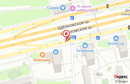 Бистро на Щёлковском шоссе на карте