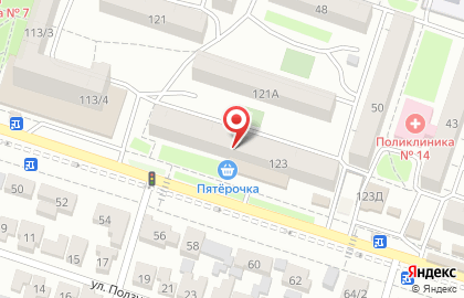 Компания РосАутсорс.рф на улице Циолковского на карте