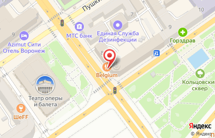 Апгрейд в Центральном районе на карте