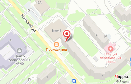 Салон Росмебель-М на Майской улице на карте