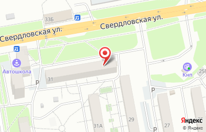 Продовольственный магазин Коровка на Свердловской улице на карте