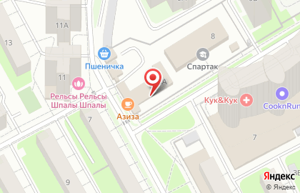 Азиза в Дзержинском районе на карте