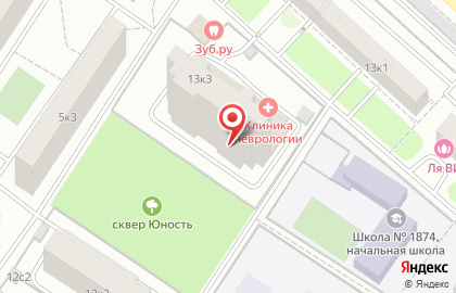 Клиника восстановительной неврологии на улице Маршала Василевского на карте