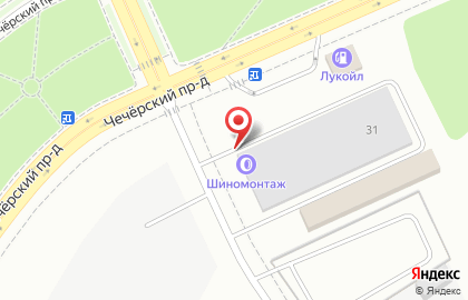Шиномонтажная мастерская в Чечёрском проезде на карте