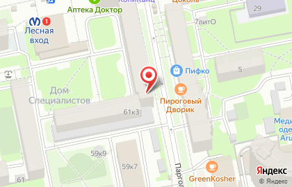Фирменный магазин Море чая на Лесном проспекте на карте