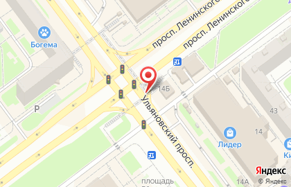 Фея на Ульяновском проспекте на карте