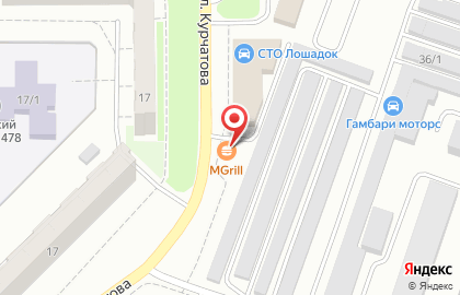 MGrill в Калининском районе на карте