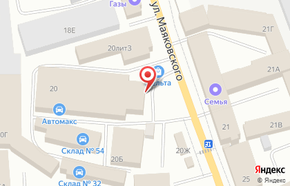 Винотека Винный погреб на улице Маяковского на карте