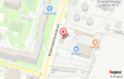 Магазин овощей на Комсомольской, 51/3 на карте