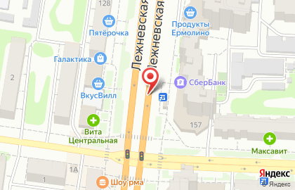 Еврочехол на Лежневской улице на карте