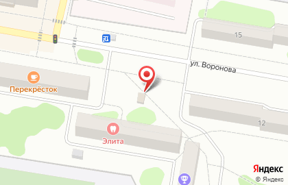 Специализированный магазин Русский Фейерверк на улице Воронова на карте