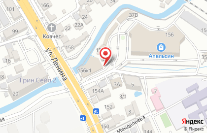 Клиника косметологии Бархат на улице Ленина на карте