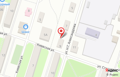 Страховая компания Росгосстрах на улице Александрова на карте