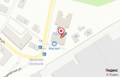 Универсам Магнит на Садовой улице на карте