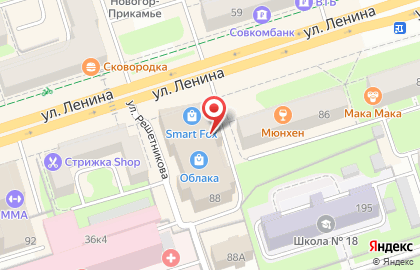 Стриптиз-бар Зажигалка в Дзержинском районе на карте
