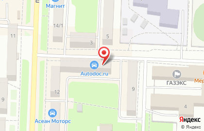 Магазин автозапчастей для иномарок Autodoc.ru на улице Мусоргского на карте