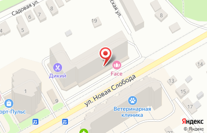 Магазин Дельта Механикс на улице Новая Слобода на карте