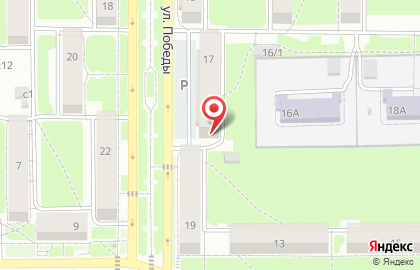 Агентство недвижимости ЕвроДом на улице Победы на карте