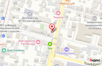 Парфенон-Стоун на Советской улице на карте