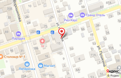 Офтальмологическая клиника 3Z на Псекупской улице на карте