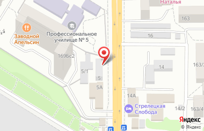 Торговая фирма Деметра на улице Малиновского на карте