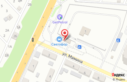 Автокомплекс в Тракторозаводском районе на карте