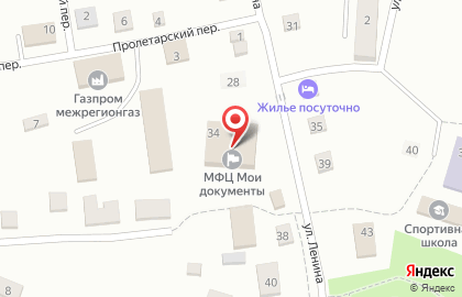 Многофункциональный центр Мои документы на улице Ленина на карте