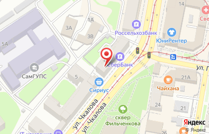 СберБанк на Московской на карте