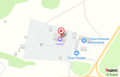 Чибис на карте
