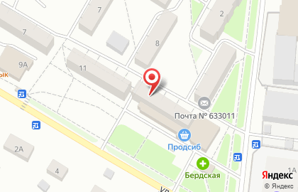 Кондитерская ПродСиб на улице Ленина в Бердске на карте