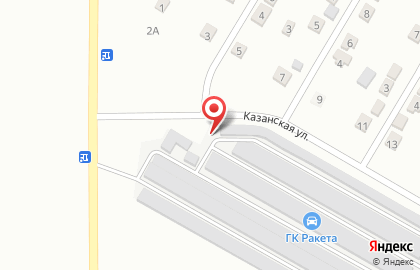 Кооператив по строительству и эксплуатации коллективных гаражей Ракета на карте