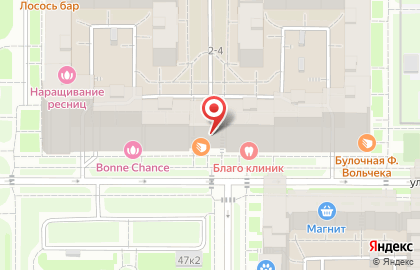 Кафе-кондитерская Север-Метрополь на улице Адмирала Коновалова на карте