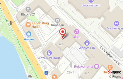 Агентство недвижимости Квартал на Спартаковской улице на карте