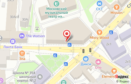 Банкомат ВТБ на Новой Басманной улице, 37а на карте