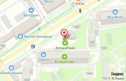 Салон сотовой связи Билайн на улице Ворошилова на карте