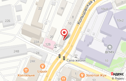Медицинский центр Диагностика плюс на Кольцовской улице на карте