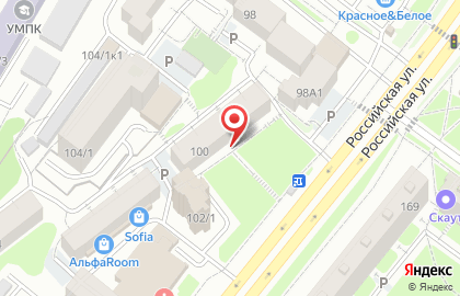 Городская служба доставки цветов в Уфе на карте