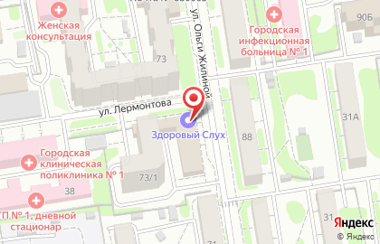 Трансформера-школа иностранных языков Инотекст на улице Ольги Жилиной на карте