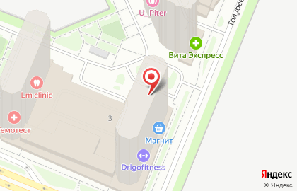 Студия LPG массажа Dream Body Bar в Выборгском районе на карте