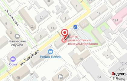 Центр развития ребенка Маленькая страна в Железнодорожном районе на карте