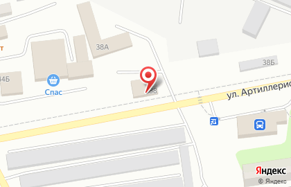 Магазин автозапчастей Emex.ru на улице Артиллеристов на карте