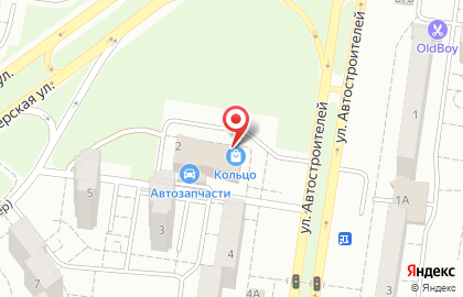 Микрофинансовая компания Деньгимигом на улице Автостроителей на карте