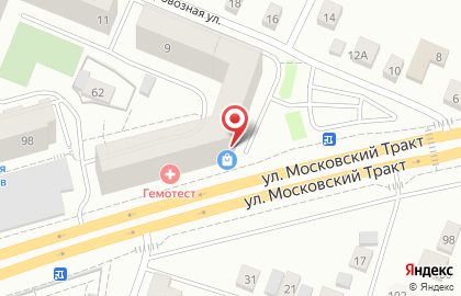 Фирменный салон дверей Русдверь на Московском тракте на карте
