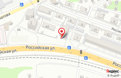 Магазин электротоваров Киловатт на Российской улице на карте