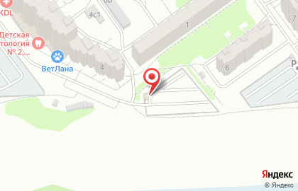 Автостоянка Волга в Тракторозаводском районе на карте